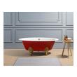 used jetted tub for sale Streamline Bath Bathroom Tub Red Soaking Clawfoot Tub
