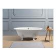 best bathtub stopper Streamline Bath Bathroom Tub White Soaking Clawfoot Tub
