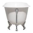 best freestanding jacuzzi tub Streamline Bath Bathroom Tub White Soaking Clawfoot Tub
