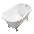 maax bathtub drain stopper Streamline Bath Bathroom Tub White Soaking Clawfoot Tub