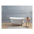 maax bathtub drain stopper Streamline Bath Bathroom Tub White Soaking Clawfoot Tub