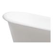 maax freestanding tub drain kit Streamline Bath Set of Bathroom Tub and Faucet White Soaking Clawfoot Tub