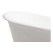 bathroom with tub and shower ideas Streamline Bath Set of Bathroom Tub and Faucet White Soaking Clawfoot Tub