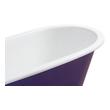 garden bathtub ideas Streamline Bath Set of Bathroom Tub and Faucet Purple Soaking Clawfoot Tub