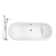 best folding bathtub Streamline Bath Set of Bathroom Tub and Faucet Purple Soaking Clawfoot Tub