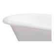 best freestanding tub faucet floor mount Streamline Bath Set of Bathroom Tub and Faucet White Soaking Clawfoot Tub