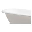 clawfoot tub drain installation Streamline Bath Set of Bathroom Tub and Faucet White Soaking Freestanding Tub
