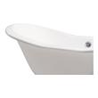 bathtub fitting Streamline Bath Set of Bathroom Tub and Faucet White  Soaking Freestanding Tub