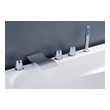 Sumerain Deck Mount and Roman Tub Faucets, Chrome, Complete Vanity Sets, Tub faucet, S2025CW