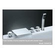 Sumerain Deck Mount and Roman Tub Faucets, Chrome, Complete Vanity Sets, Tub faucet, S2044CW