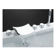 Sumerain Deck Mount and Roman Tub Faucets, Chrome, Complete Vanity Sets, Tub faucet, S2048CS