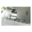 Sumerain Deck Mount and Roman Tub Faucets, Chrome, Complete Vanity Sets, Tub faucet, S2049CW