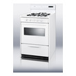 Summit Kitchen Ranges, Whitesnow, Gas, White, Complete Vanity Sets, Gas Range, 761101012520, WNM6307KW