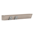 under cabinet plugs and lights Task Lighting Angle Power Strip Fixtures Cabinet and Task Lighting Satin Nickel