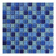 Mosaic Tile and Decorative Til Tesoro ISLAND BLENDS 1X1 KEEKELU11AQBLBA Bluenavytealturquioseindigoaqu Mosaic Complete Vanity Sets 
