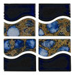 Mosaic Tile and Decorative Til Tesoro WATERSIDE POWPLWS2440SPT Mosaic Complete Vanity Sets 