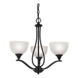replacing chandelier with ceiling fan Thomas Lighting Chandelier Chandelier Oil Rubbed Bronze Transitional