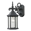 wall light installation Thomas Lighting Sconce Wall Sconces Matte Textured Black Traditional