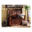 wood accent chair with cushion Toscano Furniture > Furniture Blowout Ottomans and Benches
