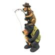 sitting dog sculpture Toscano Garden DÃ©cor > Animal Statues > Woodland Animal Statues Decorative Figurines and Statues