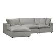 mid century modern sofa Tov Furniture Sectionals Slate