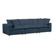 leather sectional for sale near me Tov Furniture Sofas Navy
