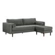 sofa set with chaise Tov Furniture Sectionals Grey