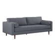 leather sectional with two chaises Tov Furniture Sofas Navy