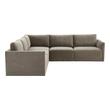 cheap grey couch Tov Furniture Sectionals Taupe