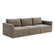 cream sectional sofa with chaise Tov Furniture Sofas Taupe