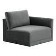 white leather chair and ottoman Tov Furniture Sectionals Charcoal