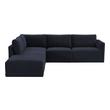 long sofa couch Tov Furniture Sectionals Navy