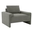 teal accent chair with ottoman Tov Furniture Accent Chairs Grey