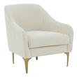 modern accent chairs for living room Tov Furniture Accent Chairs Cream