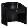 set of 2 small nightstands Tov Furniture Nightstands Black