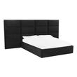queen size bed with drawers Tov Furniture Beds Black