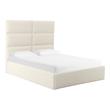 twin metal bed frame Tov Furniture Beds Cream