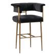 high top table with bar stools Tov Furniture Stools Grey