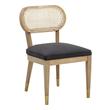 long dining chair Tov Furniture Black