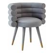 mid century modern dining chairs with arms Tov Furniture Dining Chairs Grey