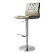 grey wingback accent chair Tov Furniture Stools Light Grey