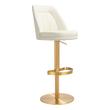 modern wingback armchair Tov Furniture Stools White
