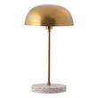 small rectangular side table Tov Furniture Table Lamps Gold,Terrazzo