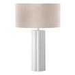 entry side table Tov Furniture Table Lamps Cream,White