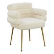 2 chairs small dining set Tov Furniture Dining Chairs Cream