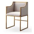lounge chair for desk Tov Furniture Dining Chairs Chairs Cream