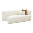 white leather sectional