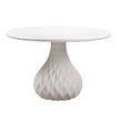 36 inch round extendable dining table Tov Furniture Dining Tables Ivory
