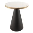 low wood coffee table Tov Furniture Side Tables Black,Gold,White