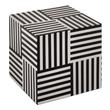 small end tables for living room Tov Furniture Side Tables Black and White
